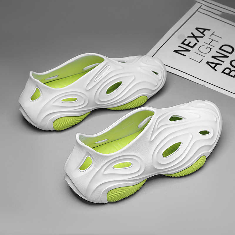 Fashion In The Forest Rubber Sole Resort Sandals Slippers Men's Shoes Large Sizes 50 Flip Flops For Shower Sneakers Sport Raning