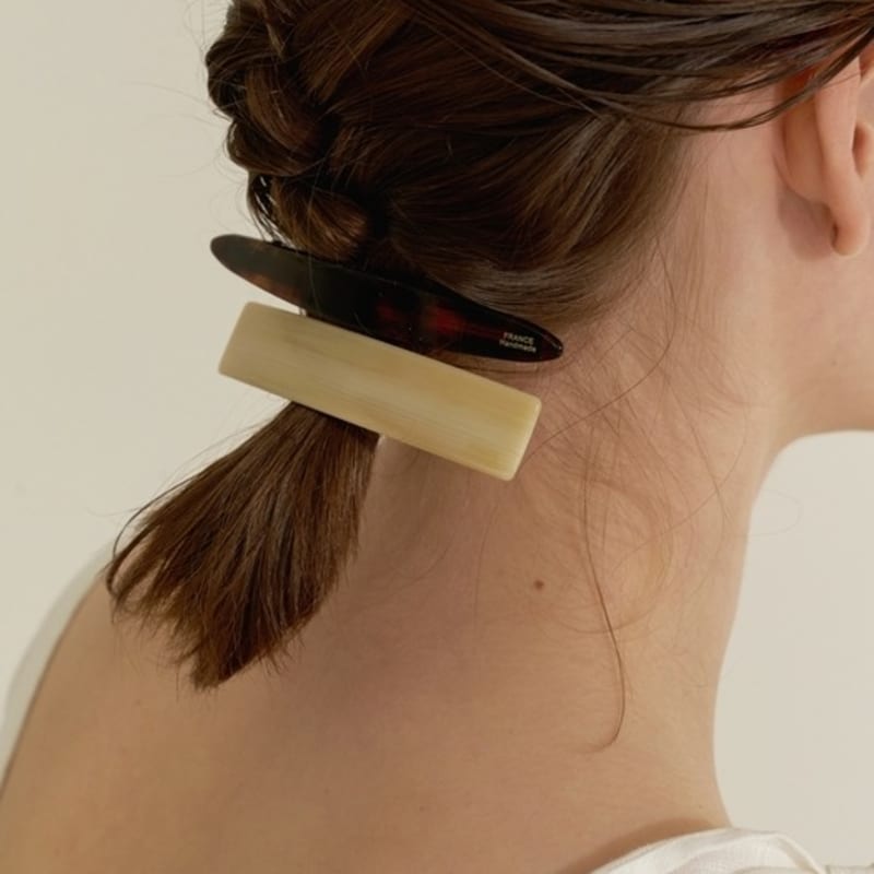 

LOVE ME MONSTER [HA_2 SET] Beige & Brown Hair Pin MULTI