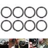 50Pcs Metal Rings 15x3mm Iron Material Sturdy   Multifunctional Exquisite O Rings Metal