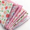8pcs Pink Floral Clothing Crafts For Patchwork Sewing DIY Cotton Fabric Bundle 25X20cm Sewing Supplies 50*40cm