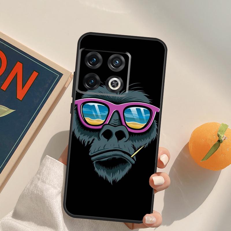 

Cartoon Monkey Case For OnePlus 15 13 12 11 13R 12R 10T 8T 13T OnePlus Nord 5 CE 3 2 4 Lite N20 N30 Cover OnePlus Nord CE 2