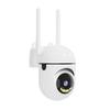 Fotocamera a Doppia Lente HD 8MP WiFi Telecamera di Sicurezza Esterna Impermeabile Interfono Bidirezionale PTZ Tracciamento Mobile Visione Notturna