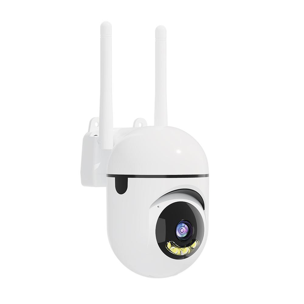 Fotocamera a Doppia Lente HD 8MP WiFi Telecamera di Sicurezza Esterna Impermeabile Interfono Bidirezionale PTZ Tracciamento Mobile Visione Notturna