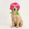 Comfortable To Wear Colorful Pet Wig Adjustable Fit Dogs Cats Cosplay Wigs  Dress Up Event