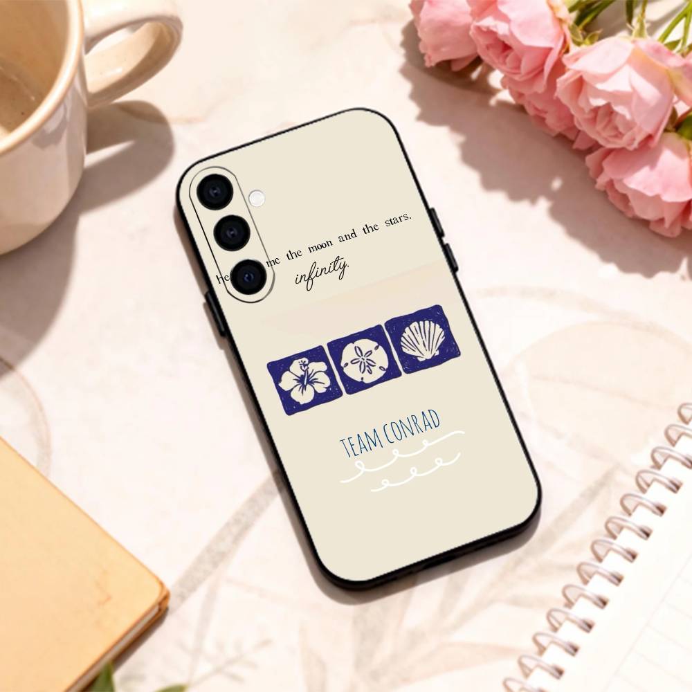 T-The S-Summer I Turned Pretty phone Case For Samsung Galaxy A73,A72,A71,A70,A53,A52,A51,Others Soft Black Shell