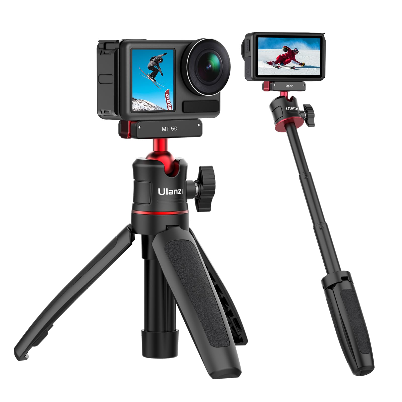 

Ulanzi MT50 Camera Tripod for Action Magnetic Mount with Quick Release Telescopic Extension Selfie Tabletop Flexible Foldable for and Selfie Stick