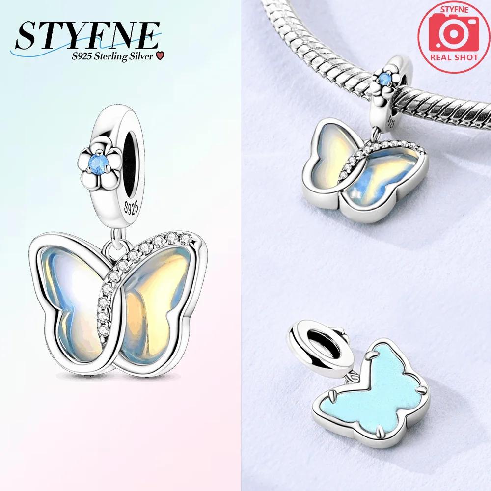 Charms Plata Originales Butterfly Turtlebeads For Charms Genuine Copper Bracelet Beads Jewellery Producing Women'S Present