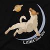 Laika first Space Dog TShirt for Men The Soft Leisure Sweatshirts T Shirt Novelty Trendy Fluffy