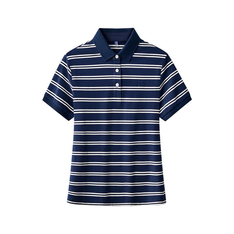 

Высококачественная женская футболка-поло с коротким рукавом приталенного силуэта в корейском стиле с темпераментным отложным воротником, 96% хлопок, 3% спандекс. 3XL