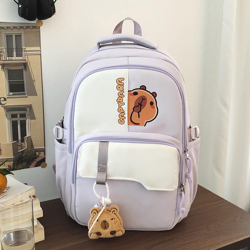 Student class bag junior high school high school students cute large capacity backpack soft cute lightweight small backpack