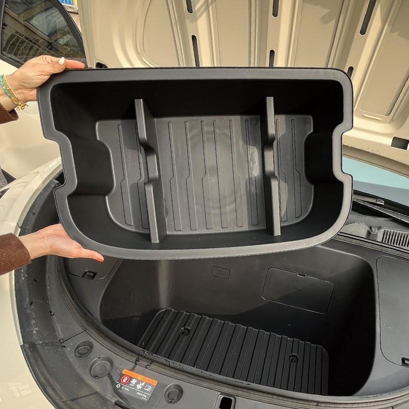 For Geely EX2 Geome Xingyuan 2024-2026 Front Trunk Storage Box Cargo Mat Waterproof Organizer Tray