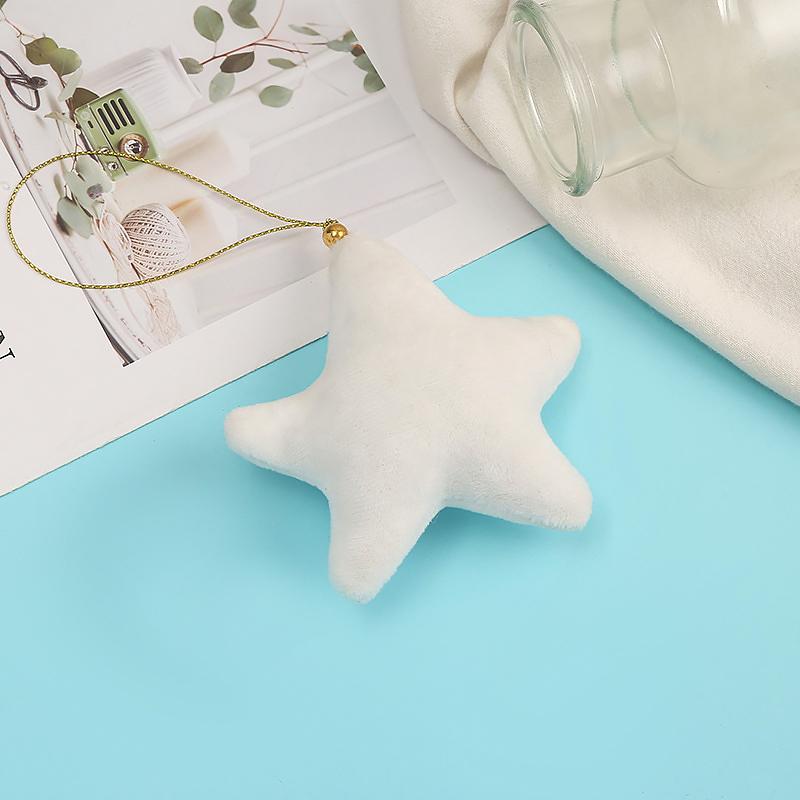 

1PC/6PCS Accessories Multi-element Pentagram Minimalist Christmas Decoration Trinket Creativity Pendant Festival Keychains Plush 1pc