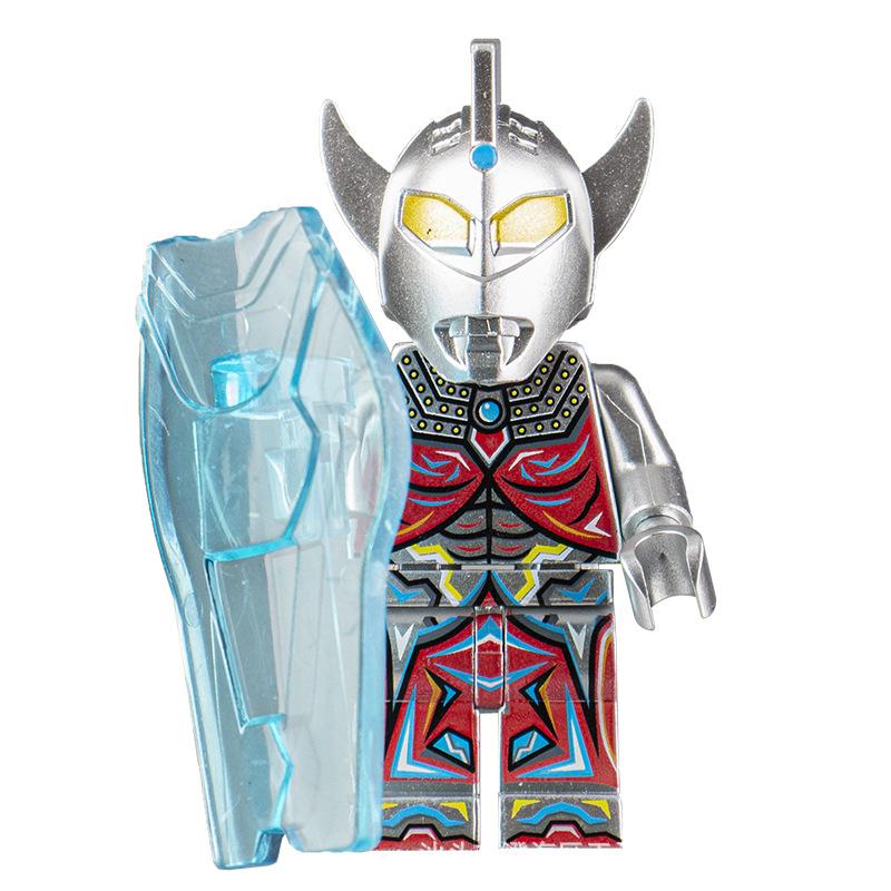 Ninja Warrior Superhero Doll With Weapon Single Building Block Assembly Toy