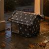 Outdoor Cat House Warm Weatherproof Closed Design Waterproof Pet Tent for Stray Cats,