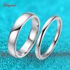 Smyoue 2/4/6mm Breite 100% 925 Silberring für Männer Frauen Klassischer Herren Ehering Partner Jubiläumsring Großhandel