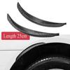 2PCS Carbon Fiber Strip Car Fender Flares Mud Flap Splash Guards Arch Wheel Lip