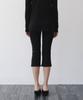 AFTERGLOWOOL Knit Capri Leggings Pants-Black