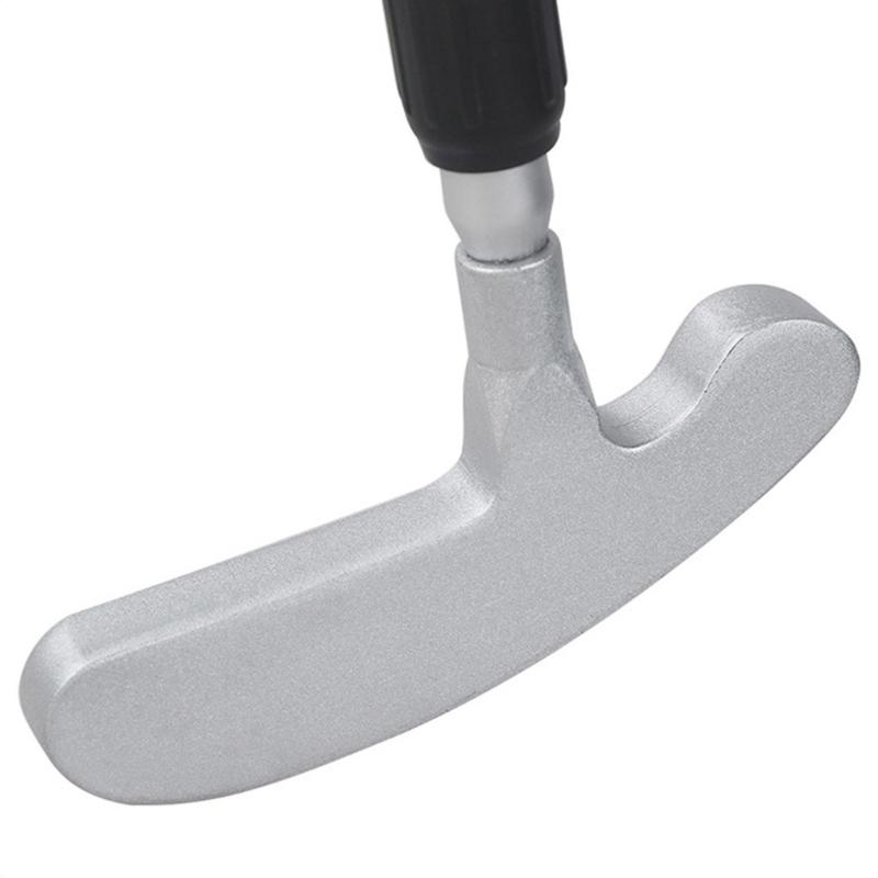 Foldable Golf Practice Putter Rusts Resistant Aluminum Double Hand Orientation for Golf Enthusiasts