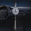TXF4   Car Styling Metal Diamond Rear View Mirror Hanging Pendant Ornament For Mercedes Benz A C E S G Class GLC CLE CLA GLB GLS W177