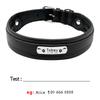 Leather Dog Collar Personalized Collar For Big Large Dogs Custom Engraved Nameplate Pet ID Tag Collars German Shepherd Pitbull