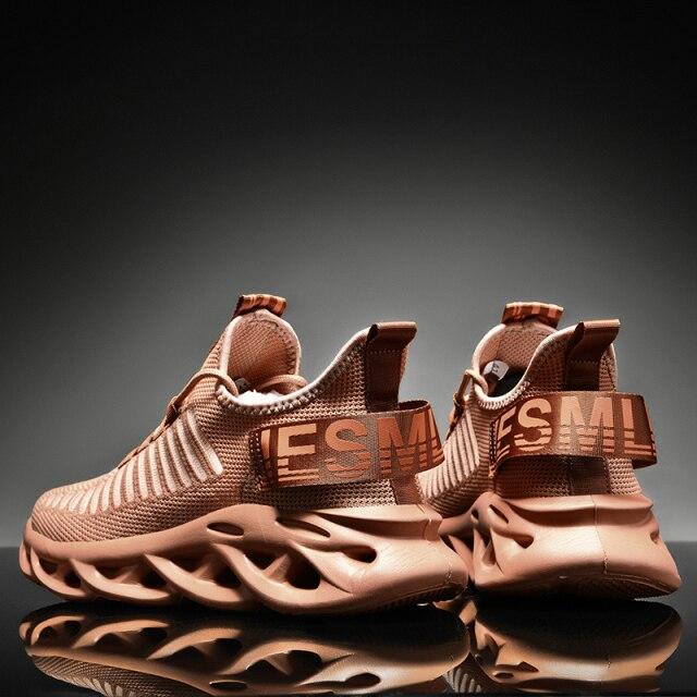 

Klywoo Уличная хип-хоп Мужская повседневная обувь Спортивные легкие кроссовки Zapatillas Hombre Модные мужские кроссовки Кроссовки размера плюс 46 46 коричневый