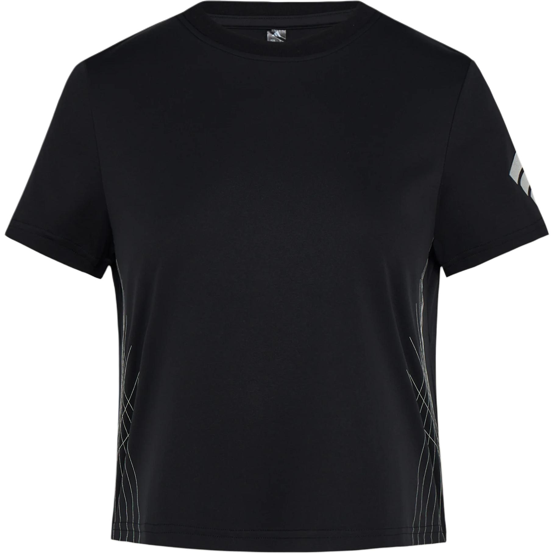 Adidas FOS T Shirts Women s Black Crew Neck Moderate KS5177 L