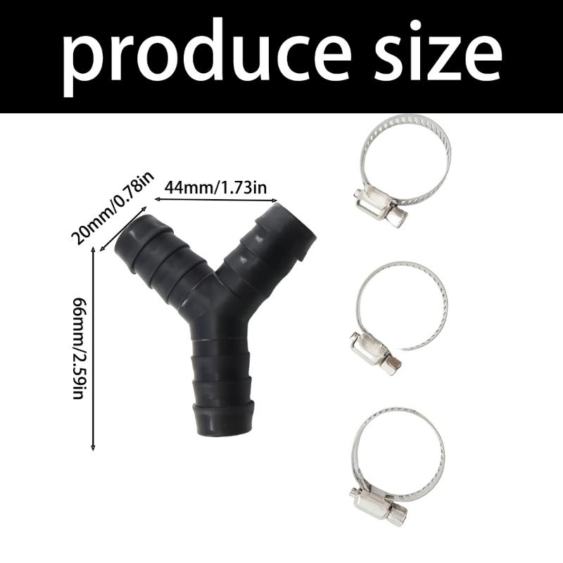 Double Connection Washing Machine Water Discharge Hose Y Shaped Design Drain Hose Extension for Multiple Appliances