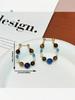 Vintage Pearl Niche Design Sense High-End Luxury Contrast Color Beaded Earrings For Women, Autumn