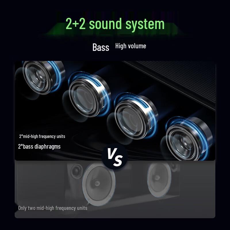 Newmine V1PRO Gaming Soundbar Speaker CN Plug (adapter Included)