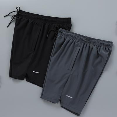 Lauf Sport Eis Seide Shorts Herren Gym Jogginghose Herren Jogging Sportbekleidung Workout Dry Fit Sportbekleidung