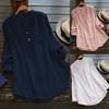 Hot Sale Large Size Bamboo Long Sleeve Shirt Women's Loose Multicolor Women's Top