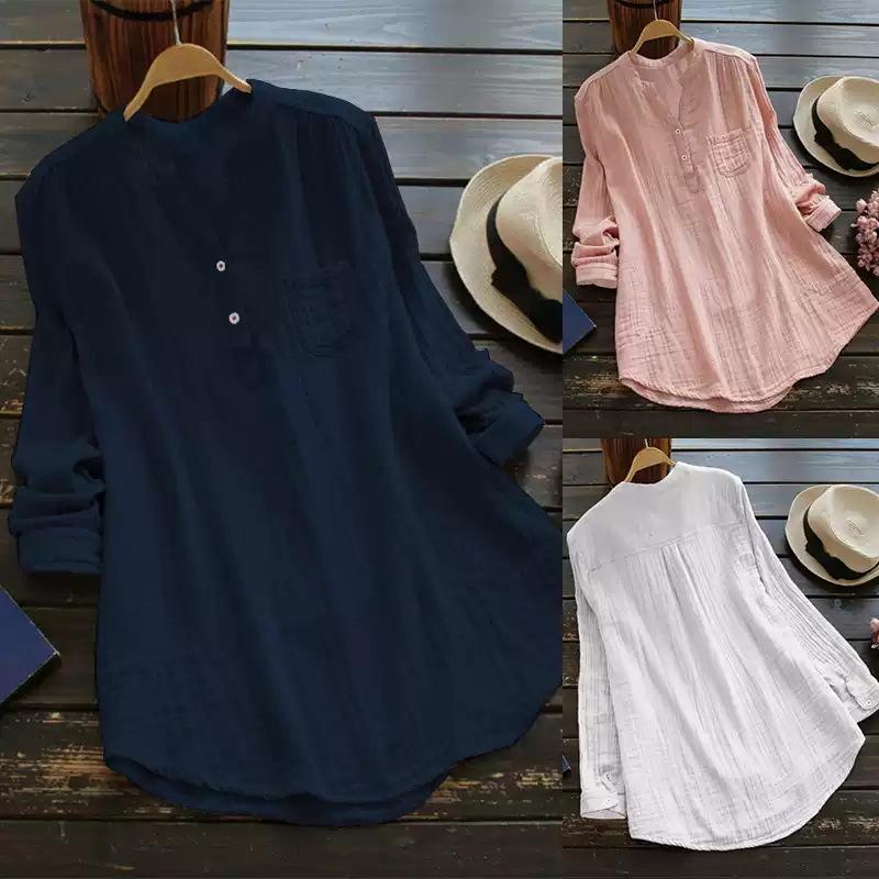 Hot Sale Large Size Bamboo Long Sleeve Shirt Women's Loose Multicolor Women's Top