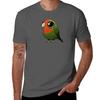 Cute Fat Peachy Lovebird Tshirt Classic Print Short Sleeve Shirt