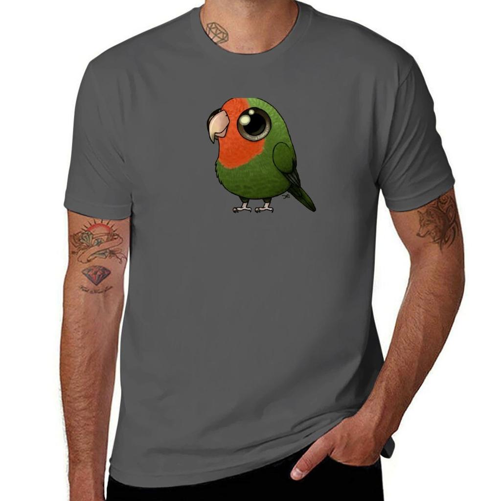 Cute Fat Peachy Lovebird Tshirt Classic Print Short Sleeve Shirt