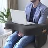 Armrest Gaming Pillow Memory Foam Lap Desk Pillow Reading Gaming Pillow with Pockets for Sofa and Bed