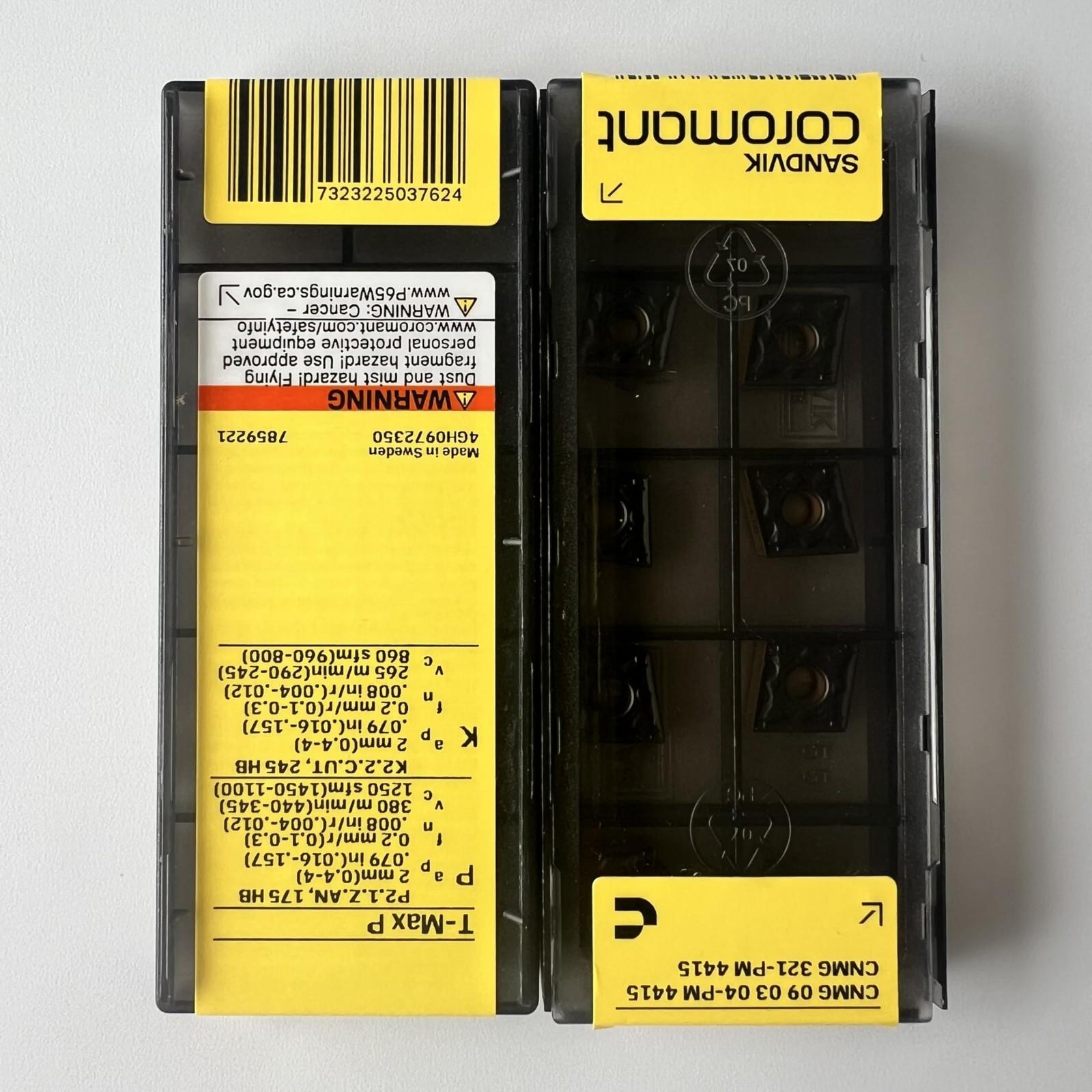 

SANDVIK / CNMG090304-PM 4415 / Original Swedish hard alloy blade 10 Pcs