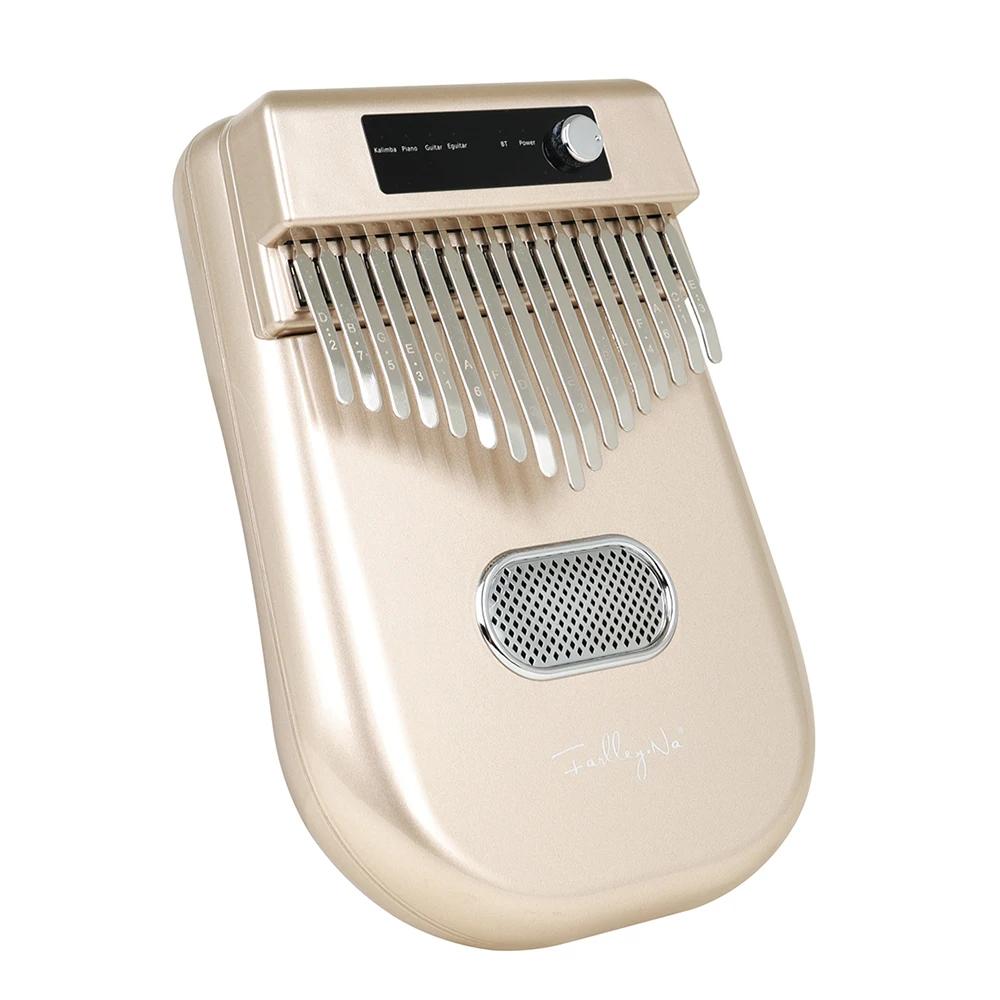 M MBAT Kalimba 17 Keys Electronic Thumb Piano Children's Music Toys 4 Tones Kalimba Finger Piano For Beginners Music Lovers