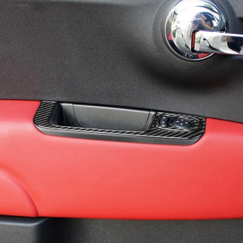 Car Door Panel Armrest Sticker Decal Carbon Fiber Interior Trim Cover for Door Panel