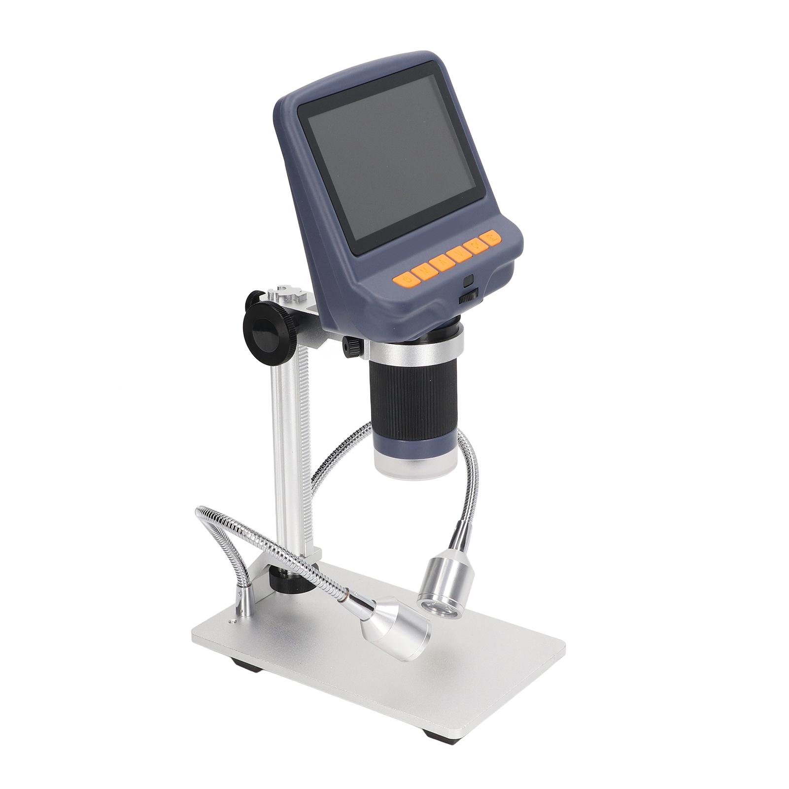 

4.3in HD Digital Microscope Set Double Sided Adhesive Light Control Power Cord Remote Control for Cellphone Repairing