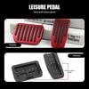 cerfioo Car Foot Pedal Pad Replacement Alloy Brushed + Rubber