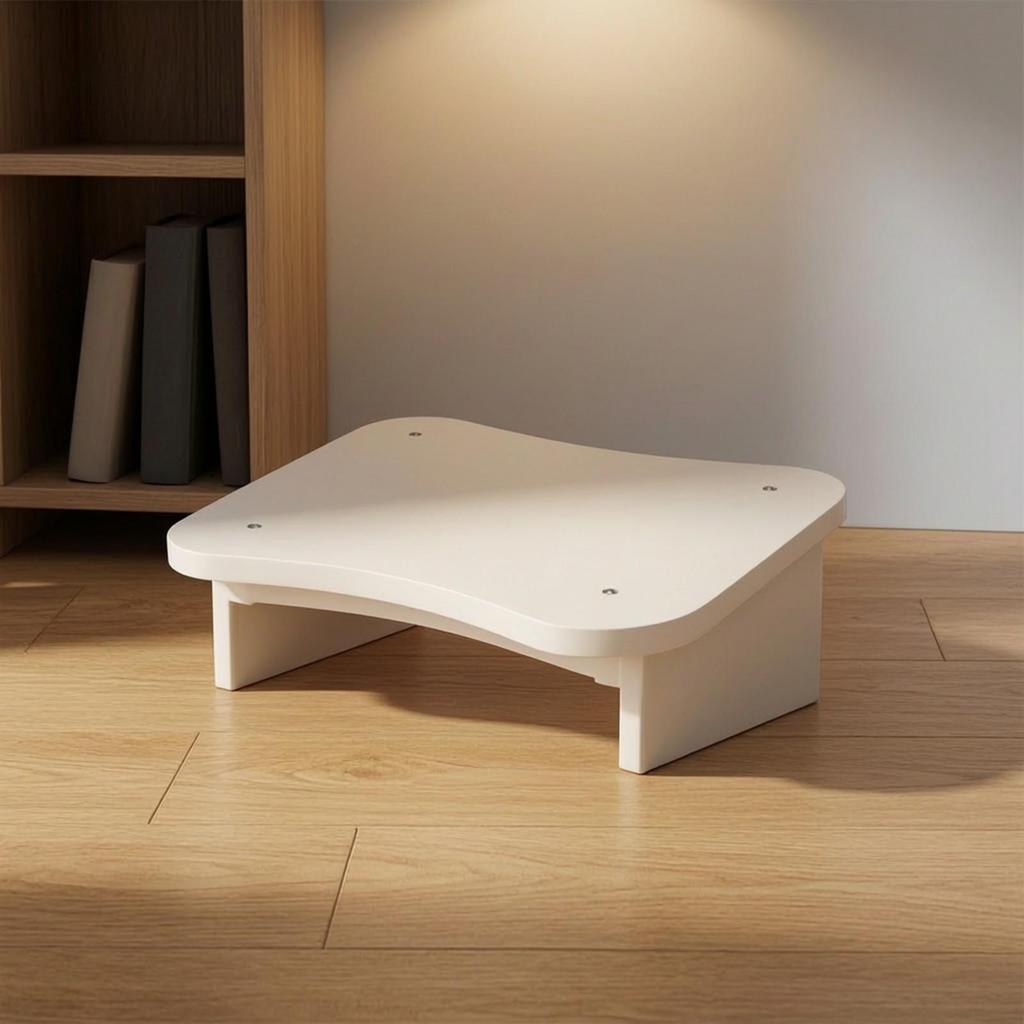 BeneathDesk Footrest Stool Stable Compact Supportive Under Desk Foot Rest for