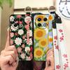 Phone Holder Fashion Design Phone Case For Tecno Spark30 Pro 4G/KL7 Wristband Soft Case Oil Painting Durable Back Cover