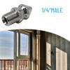 Easy Installation and Thread Compatibility Pressure Washer Drain Sewer Cleaning Jetter Nozzle 7 Jets Male 14inch