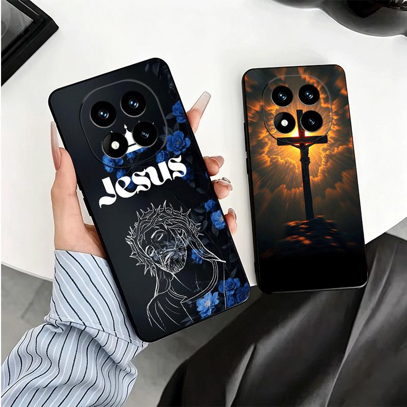 God Jesus Pray Cross Bible Soft Phone Case for Xiaomi Redmi Note 12 13 14 15 Pro Plus 11 12S 11S 11T 10 4G Black Cover Back Shel