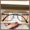 Anti-radiation Glasses for Women Student Glasses Anti-blue Light Oval Frame Computer Glasses Replaceable Lenses