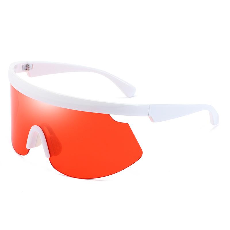 New Cycling Glasses, Unisex, Windproof, UV-resistant, Large Frame, Integrated Sunglasses, Trendy and Stylish
