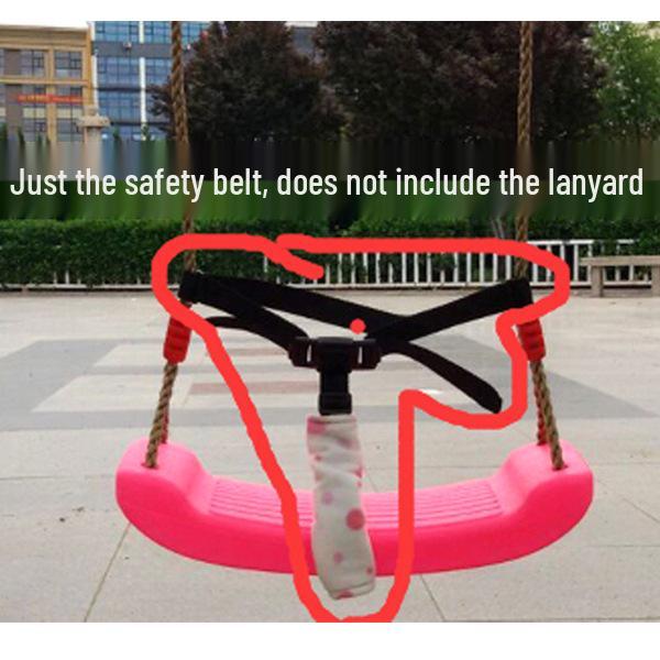 Indoor Children's Swing Set with Large Curved Seat, Hammock Swing Accessories, Hooks, and Connecting Straps