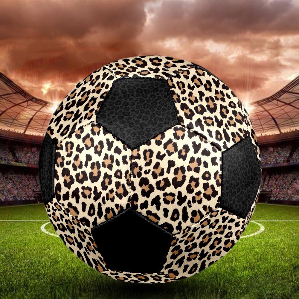 1pc Leopard Print Fashion Outdoor Sports Football, Size 5, Comfortable And Durable Feel, Ideal Gift for Christmas/Birthday Yy10