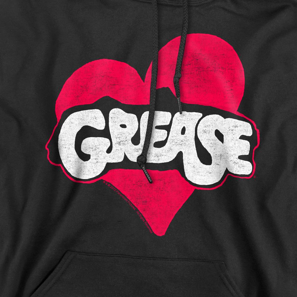 Grease Mens Heart Hoodie