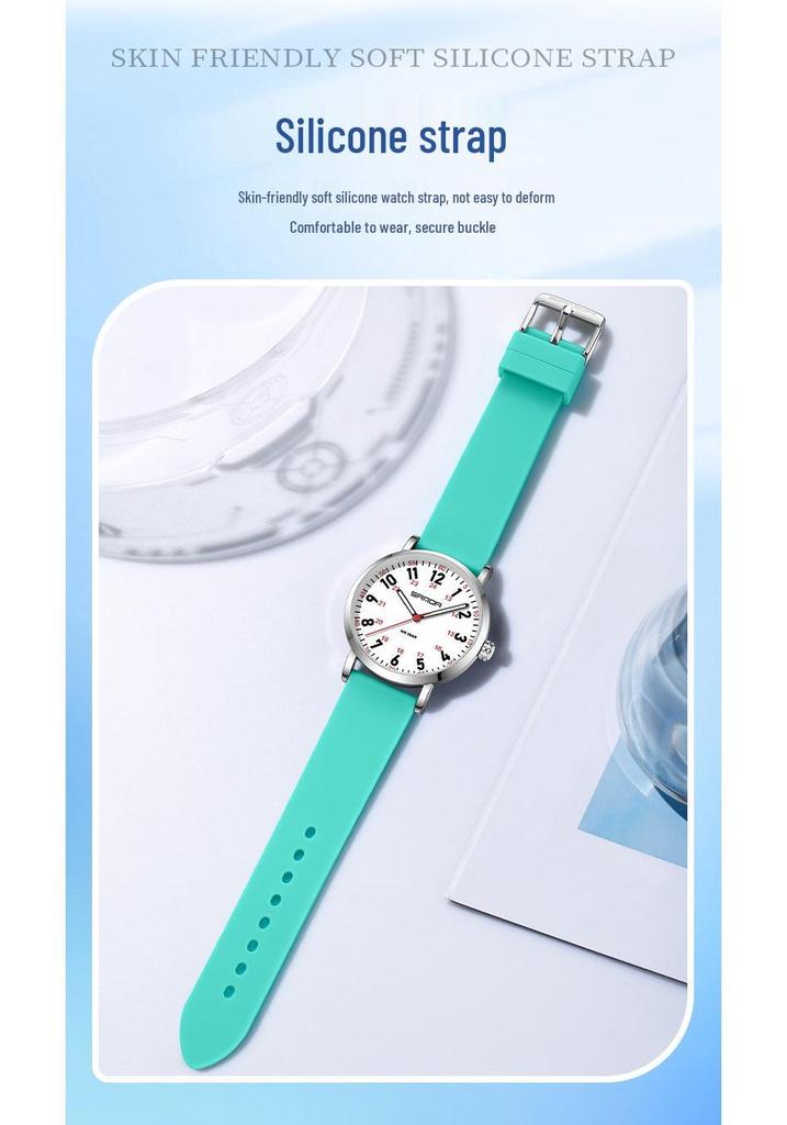 Sanda Fashion Slim Waterproof Sports Quartz Watch for Men & Women - Exam-Friendly, Fresh & Simple Design.